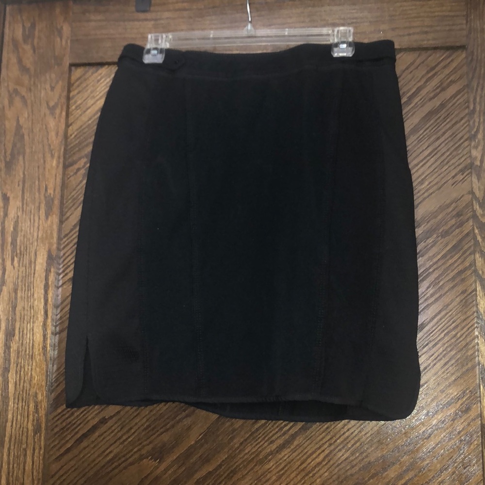 WHBM black skirt! Fun design!